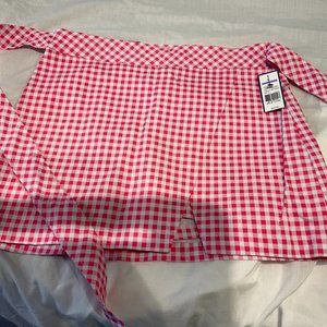 Crown & Ivy Pink Gingham Skirt Size 8